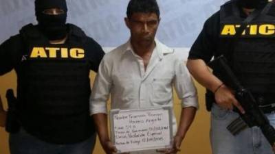 Francisco Herrera Argueta fue capturado en el barrio Medina de San Pedro Sula.