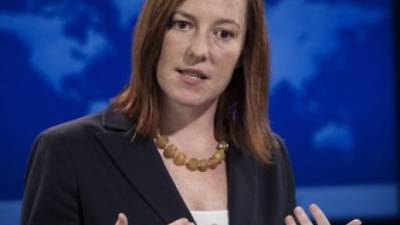 Jennifer Psaki, portavoz de EUA.