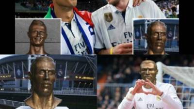 Ahora Gareth Bale es objeto de burlas y memes con su busto. Hace unos días fue Cristiano Ronaldo y ahora el galés.