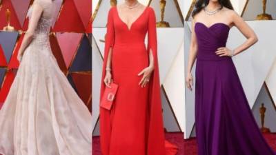 Las actrices Allison Williams, Allison Janney y Ashley Judd fueron las primeras en llegar a la alfombra roja de los premios Óscar 2018.