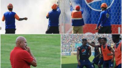 El Motagua goleó hoy por 3-0 al Honduras Progreso y se adjudicó el título en un partido que fue empañado por la muerte de, al menos, cuatro aficionados y las heridas sufridas por más de una decena de hinchas en las afueras del Estadio Nacional de Tegucigalpa.
