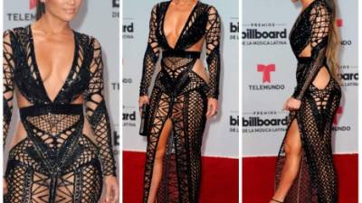 El vestido de JLo se robó todas las miradas en la alfombra roja.