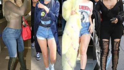 Khloé Kardashian, Gigi Hadid, Lady Gaga y Kim Kardashian.