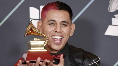 Jhonny Caz, de Grupo Firme, ganó el premio al mejor álbum de banda el pasado jueves en los Latin Grammy.