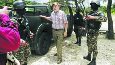 La Policía Militar detuvo a José Arias Chicas en Comayagua.