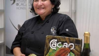 Miriam Colindres, empresaria de Sabor y Arte, y representante de Mujeres de Cacao de Honduras Foto: Yoseph Amaya