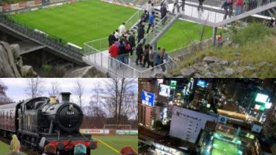 Para jugar futbol no importa el lugar, y así lo demuestran estos estadios en los que nada se interpone entre el balón y 22 jugadores. Conocé los recintos deportivos más increíbles y extraños del mundo, en la lista aparece hasta de Honduras.