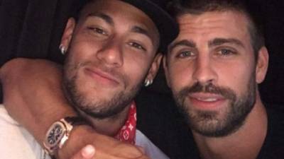 Piqué y la imagen que ha compartido con Neymar.