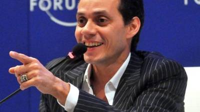 El cantante Marc Anthony.