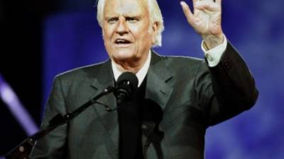 Billy Graham murió a los 99 años en EEUU.// AFP.