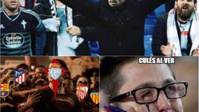 El Real Madrid acaricia el título de Liga luego de haber vencido 3-1 al Celta y los memes no pueden faltar, han recordado al Barcelona.