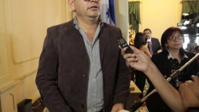 El ministro de Educación, Marlon Escoto.