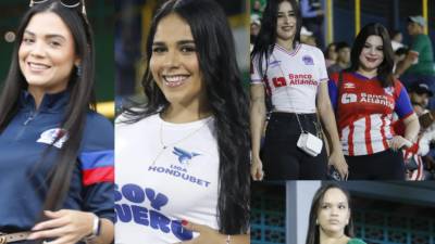 Lindas chicas y petición en el clásico Marathón vs Olimpia por la jornada 5 de las triangulares del Clausura 2026 de la Liga Nacional de Honduras.