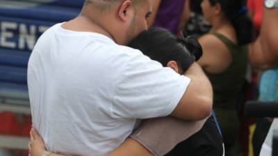 A la escena solo llegaron familiares de Diaz Solórzano.