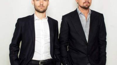 Los actores Tobey Maguire y Leonardo DiCaprio