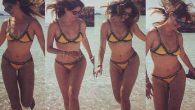 ¡Qué calor! La conductora y actriz mexicana Galilea Montijo enciende las redes sociales con sus fotos en bikini.