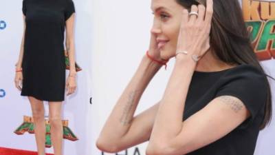 La actriz apareció en el estreno de la película Kun Fu Panda 3 y su extrema delgadez la puso nuevamente en boca de todos.