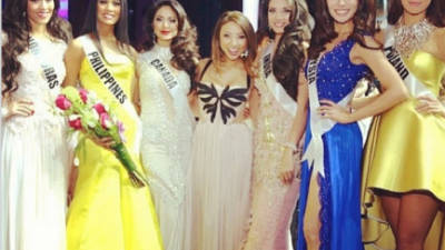 La Miss Honduras Universo Diana Schoutsen Mendoza. En una foto subida a Instagram.