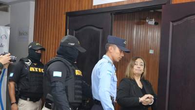 La exministra en los juzgados capitalinos este día.