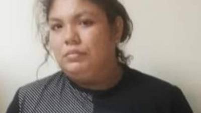 La detenida María Rosario Contreras Murillo.
