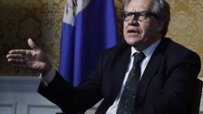Luis Almagro, El secretario general de la Organización de Estados Americanos (OEA). Foto: EFE/Lenin Nolly