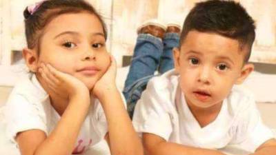 Los hermanitos Dilan y Dianny Izaguirre Lara perecieron la noche del jueves.