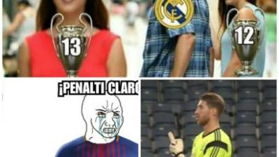 El Real Madrid, vigente doble campeón de la Champions, venció 3-1 al Borussia Dortmund de forma polémica. Y es que al cuadro germano no se le sancionó un claro penal tras una mano de Ramos,las redes sociales han estallado.