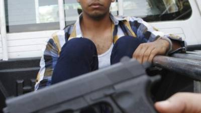 Cristián Daniel Quintanilla, detenido ayer en el barrio Barandillas.