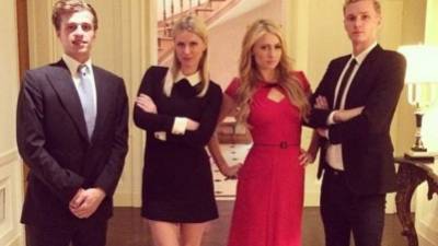 Imagen de los herederos de Richard y Piriz Hilton.