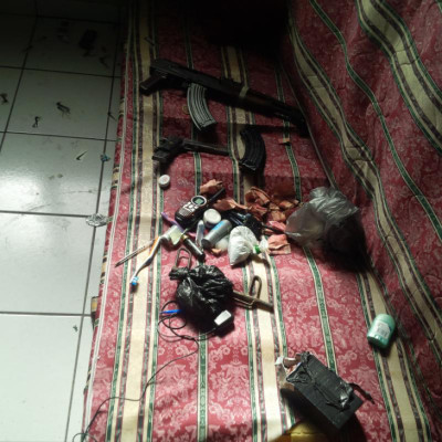 Caen ocho pandilleros con armas y drogas en La Lima, Cortés