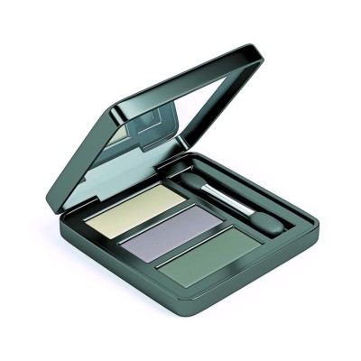 Eye shadows kit on white background