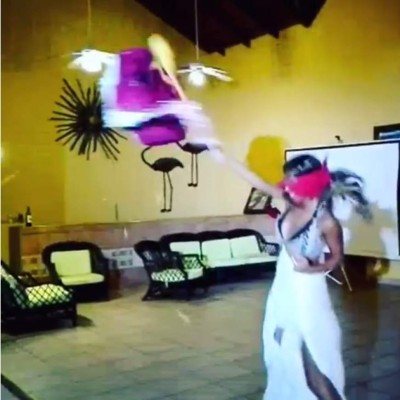 Lara Álvarez, de fiesta en Honduras