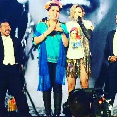Madonna llora en México en un show dedicado a Frida
