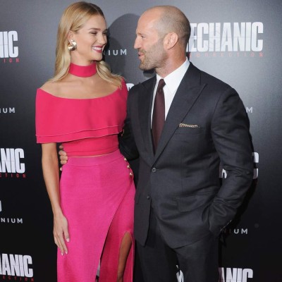 Rosie Huntington está embarazada de Jason Statham