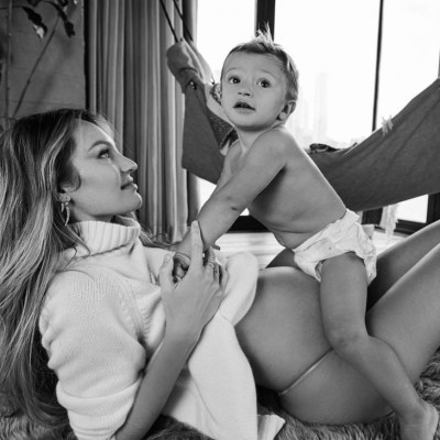Candice Swanepoel luce fabulosa a sus 6 meses de embarazo