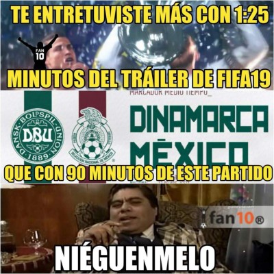 Memes: Burlas a México tras caer ante Dinamarca previo a su debut ante Alemania