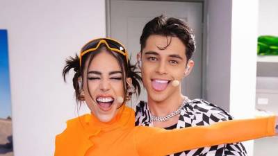 Danna junto a su novio Alex