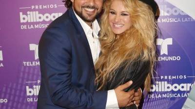 Gerardo Bazua y Paulina Rubio en una foto de archivo.