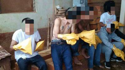 Minutos después del ataque, agentes de la DPI detuvieron a los sospechosos.