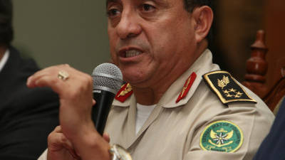 René Osorio, jefe del Estado Mayor Conjunto de las Fuerzas Armadas.