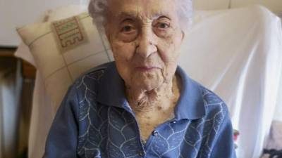 La española Maria Branyas, que se ha convertido en la persona más longeva del mundo a sus 115 años, se encuentra bien de salud .