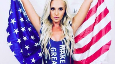 Tomi Lahren es una de las presentadoras políticas más conservadoras de Estados Unidos que a su corta edad alcanzó la fama gracias a sus polémicas posturas contra los demócratas, los afroamericanos y los inmigrantes, además de ser una de las más fieles defensoras del presidente Donald Trump.