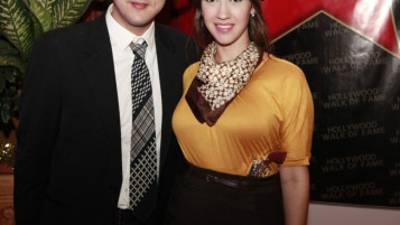Los novios Pablo Santander y Christine Knuth.