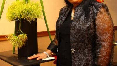 La dama Elizabeth Samara además es una activa socia jardinera de San Pedro Sula.