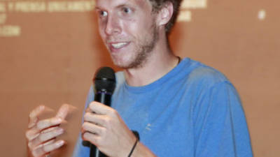 Jesse Freston, director de los dos documentales que se presentaron en San Pedro.