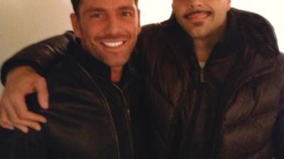 Federico tiene esta imagen en sus redes sociales, aparece con Ricky en 2012.