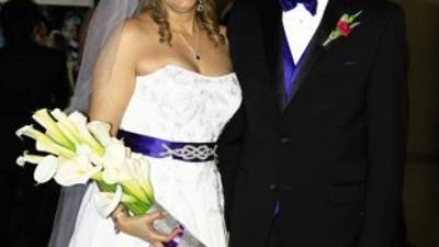 Los novios Sloan Marie Guerrino Nasthas y Juan Panayotti Nasthas.