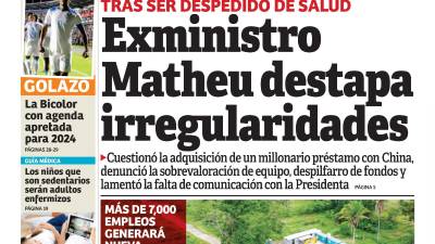 Exministro Matheu destapa irregularidades