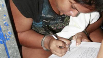 Norma Esperanza Peña fue capturada ayer por la noche.