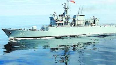 El navío colombiano estará durante tres días en el país.